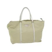 Pre-owned Nylon prada-bags Prada Vintage , Beige , Dames