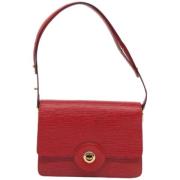 Pre-owned Leather louis-vuitton-bags Louis Vuitton Vintage , Red , Dam...