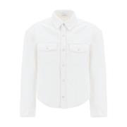 Klassieke Denim Jack Wardrobe.nyc , White , Dames