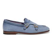 Loafers Santoni , Blue , Heren