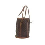 Pre-owned Canvas shoulder-bags Louis Vuitton Vintage , Brown , Dames