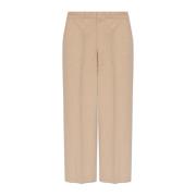 Dene plooi-front broek Aeron , Beige , Dames