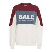 Velvet Sweatshirt J. Evert Geborduurd Logo Ball , Multicolor , Dames