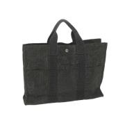 Pre-owned Cotton totes Hermès Vintage , Gray , Dames