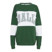 Jungle Print Sweatshirt Ball , Green , Dames