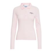 Lange Mouw Polo Shirt Milkshake Ball , Pink , Dames