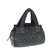 Pre-owned Nylon chanel-bags Chanel Vintage , Black , Dames