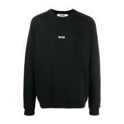 Stijlvolle Sweatshirt voor Moderne Man Msgm , Black , Heren