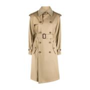 Beige Trenchcoat met Riem Ralph Lauren , Beige , Dames