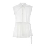 Shirt Dresses Helmut Lang , White , Dames