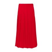 Midi Skirts Ralph Lauren , Red , Dames