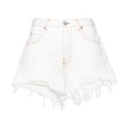 Denim Shorts Pinko , White , Dames