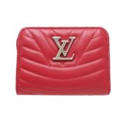 Pre-owned Leather wallets Louis Vuitton Vintage , Red , Unisex