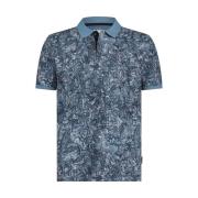 Piqu? Polo Shirt SS P State of Art , Blue , Heren