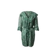 Pre-owned Silk dresses Carolina Herrera Pre-owned , Green , Dames