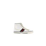 Hoge Top GG Tennis 1977 Sneakers Gucci , White , Dames