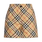Geruite shorts Burberry , Multicolor , Dames