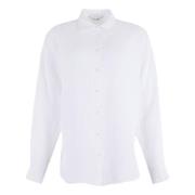 Butto blouses wit Moscow , White , Dames
