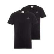 Merk T-shirt twee-pack Vivienne Westwood , Black , Heren