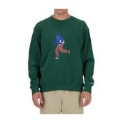 Sweatshirts New Balance , Green , Heren