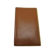 Pre-owned Leather wallets Hermès Vintage , Brown , Unisex