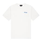Stijlvol Heren Wit/Blauw T-Shirt Quotrell , White , Heren