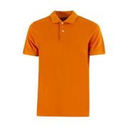 Oranje Polo Shirt Met Knoopsluiting Regular Fit K-Way , Orange , Heren