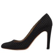 Pre-owned Fabric heels Valentino Vintage , Black , Dames