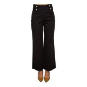 Wide Trousers Nenette , Black , Dames