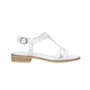 Flat Sandals Nerogiardini , White , Dames