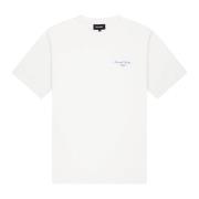 Quotrell Society Club T-shirt Heren Wit/Blauw Quotrell , White , Heren