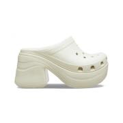 Siren Hoge Hak Sandalen Crocs , White , Dames