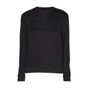 Slim Fit Logo Sweatshirt - Guess , Black , Heren