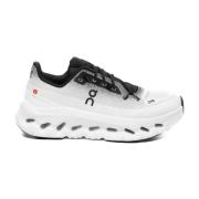 Witte Slip-On Sneakers Elastische Veters On Running , White , Heren