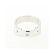 Pre-owned White Gold rings Hermès Vintage , Gray , Dames