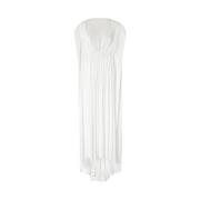 Gedrapeerde Kaftan Maxi Jurk Genny , White , Dames