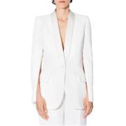 Witte Satijnen Luxe Mode Vest Barbara Bui , White , Dames