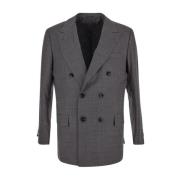 Double Breasted Suits Kiton , Gray , Heren