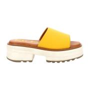 Mules Kickers , Yellow , Dames