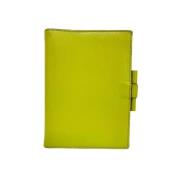 Pre-owned Leather home-office Hermès Vintage , Green , Dames