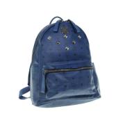 Pre-owned Plastic backpacks MCM Pre-owned , Blue , Dames