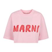 T-Shirts Marni , Pink , Dames