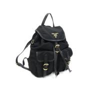 Pre-owned Fabric backpacks Prada Vintage , Black , Dames