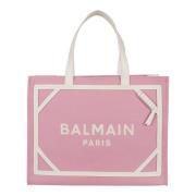 Tote Bags Balmain , Pink , Dames