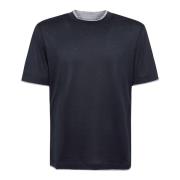 T-Shirts Brunello Cucinelli , Blue , Heren