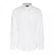 Logo Print Formele Witte Katoenen Overhemd Dolce & Gabbana , White , H...