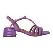 Elegante paarse sandalette met trendy hak Tamaris , Purple , Dames
