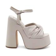 High Heel Sandals Vic Matié , Beige , Dames