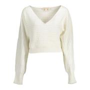 V-neck Knitwear Kocca , White , Dames