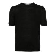 Stijlvolle T-shirts en Polos Tagliatore , Black , Heren